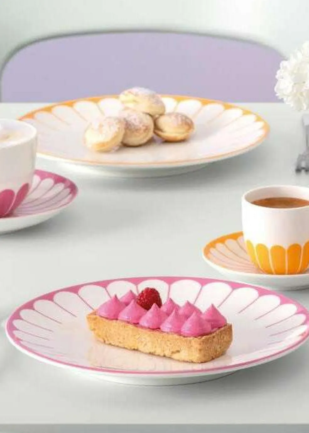 Fleur Side Plate 21 cm, Vert