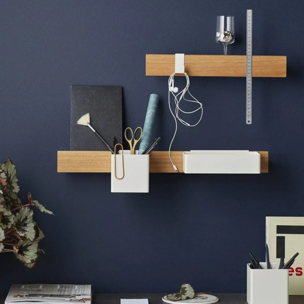 Flex Hooks 2-pack For Magnetic Shelf, Black