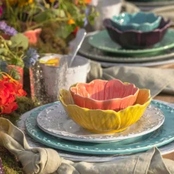 Flora Dinner Plate 29 cm, Blue