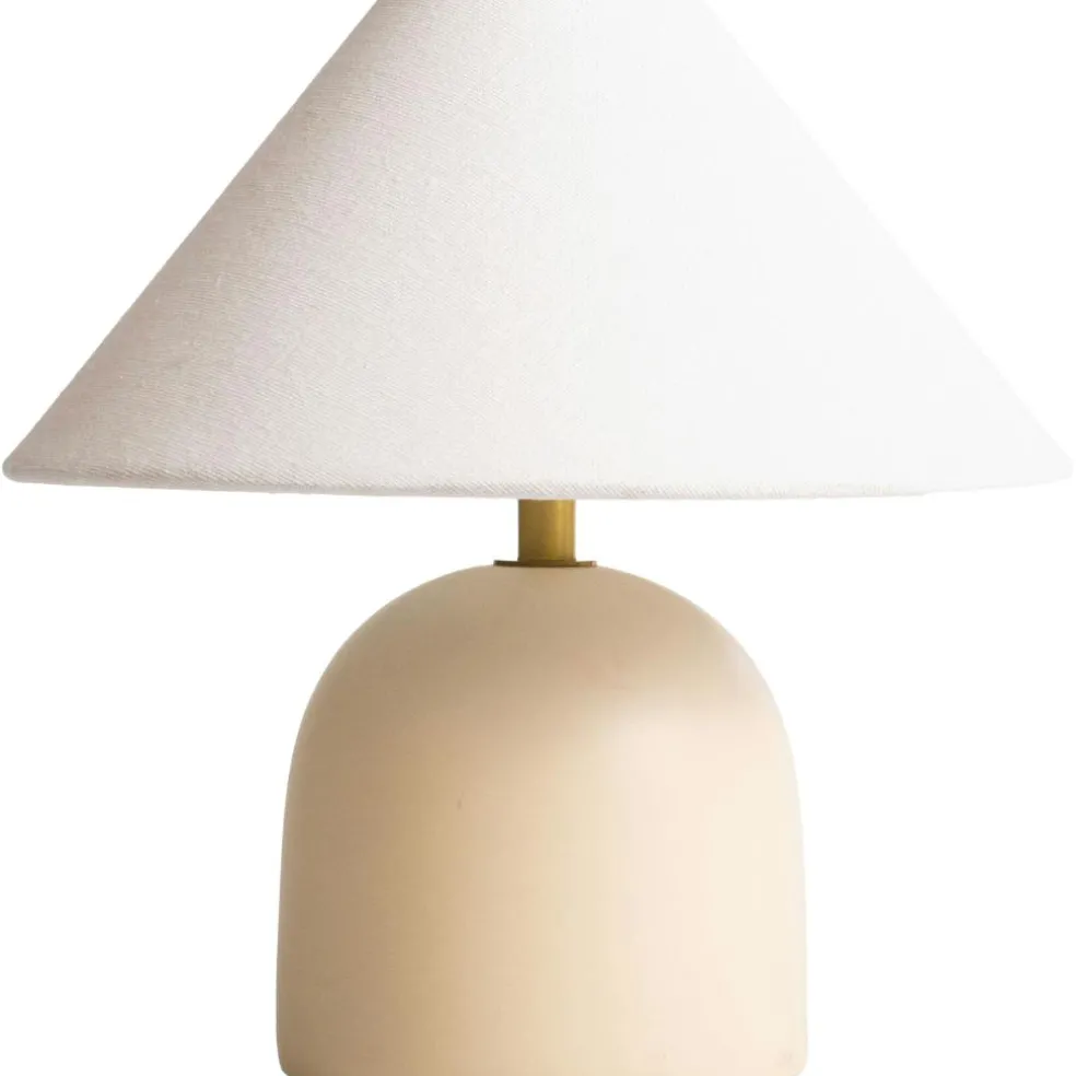 Flora Table Lamp 25 cm, Burgundy