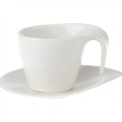 Flow Breakfast Cup With Saucer
