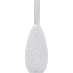 Flow Vase White, Teardrop