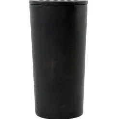 Flow Vase 18xØ9, Browned brass