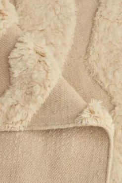 Flow Wool Rug 250x350 cm, Beige