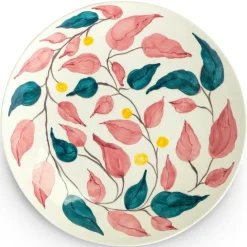 Flowers Serving Dish Leaves, 34 cm