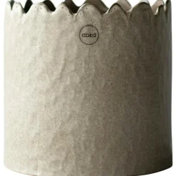 Flowery Pot Ø16 cm, Beige