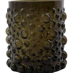 Foam Vase Glass 15x19 cm, Brown