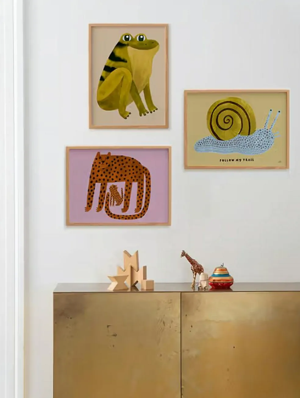 Follow My Trail Poster 50x70 cm