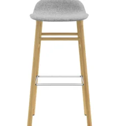 Form Bar Stool 75 cm, Grey / Oak
