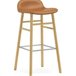 Form Bar Stool 75 cm, Grey / Oak