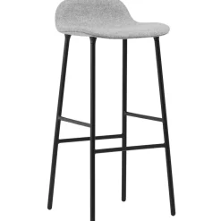 Form Bar Stool 75 cm, Grey / Oak