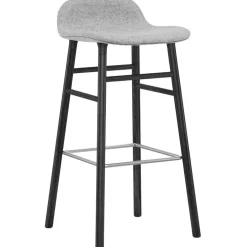 Form Bar Stool 75 cm, Grey / Oak