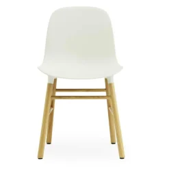 Form Chair Oak Frame, White