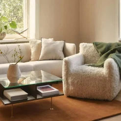 Frame Cushion 50x50 cm, Beige / Black