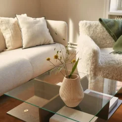 Frame Cushion 50x50 cm, Beige / Black