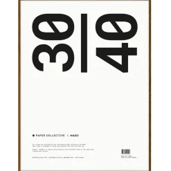 Frame Dark Oak / Acrylic Glass, 30x40 cm