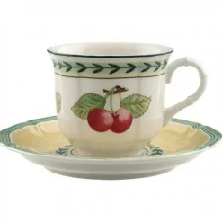French Garden Fleurence Coffee Cup With Saucer