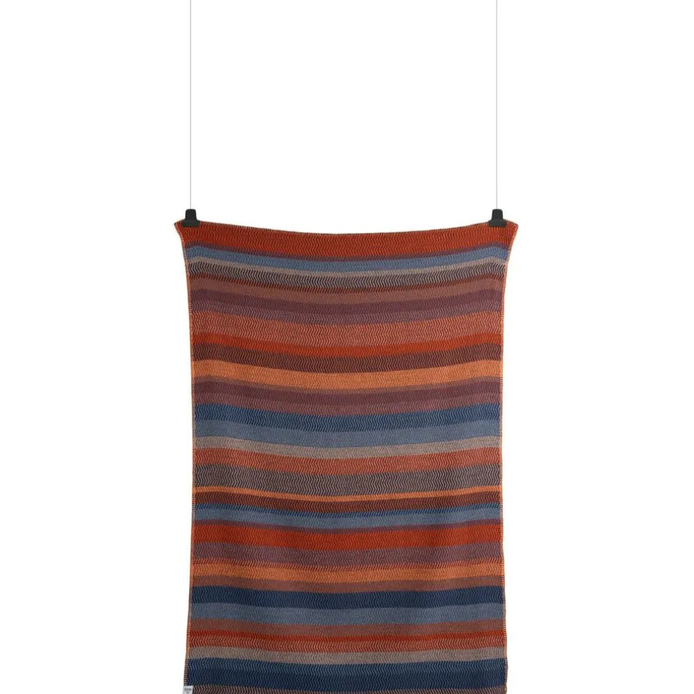 Fri Wool Plaid 150x200 cm, Summer Red