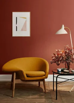 Fried Egg Lounge Chair, Dark ochre