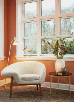 Fried Egg Lounge Chair, Dark ochre