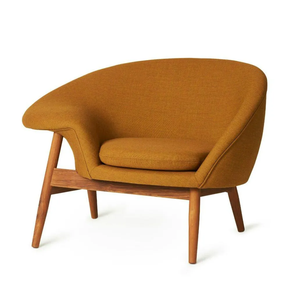Fried Egg Lounge Chair, Dark ochre