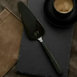 Frost Cake Server, Brass