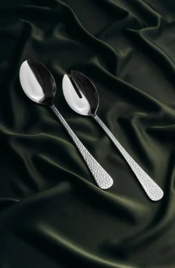 Frost Salad Servers 2 Pieces, Gold