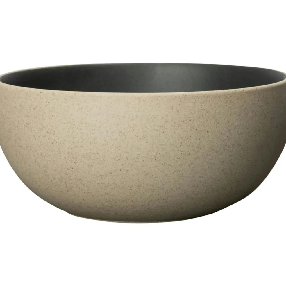 Fumiko Bowl 14x6 cm, Beige/Black