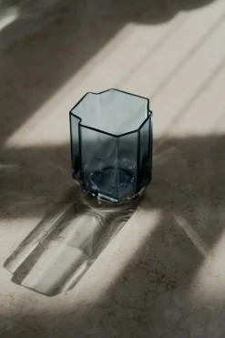 Funki Light Asymmetric Vase 13 cm, Blue