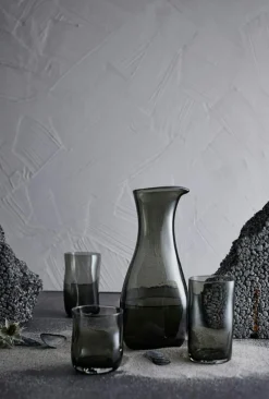 Furo Drinking Glass Smoked 4-pack, H13 cm