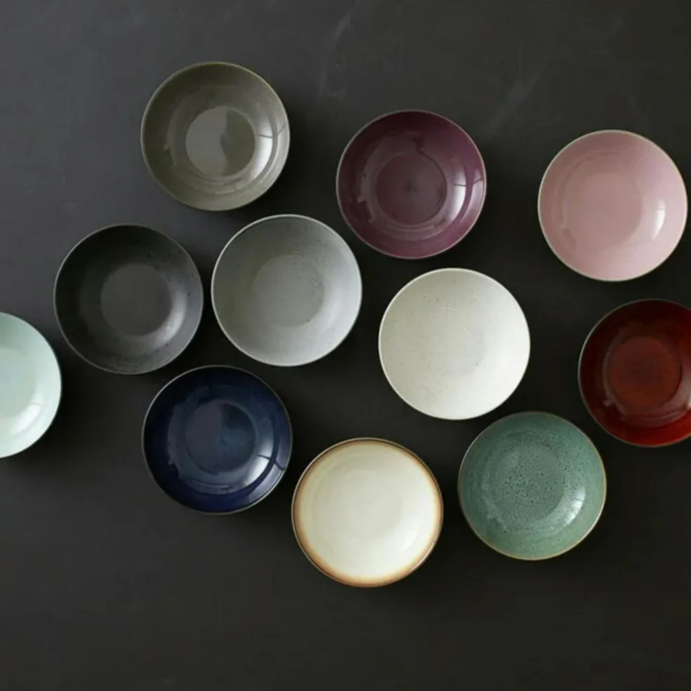 Gastro Pasta Plate Ø20 cm, Black/Purple