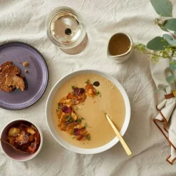 Gastro Plate Ø17 cm, Black/Purple