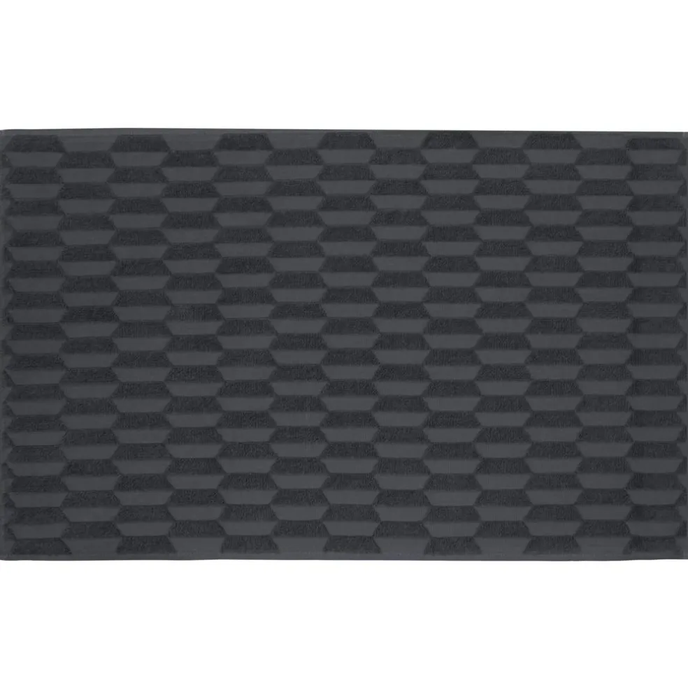 Geo Bath Mat 50x80 cm, Pine Green