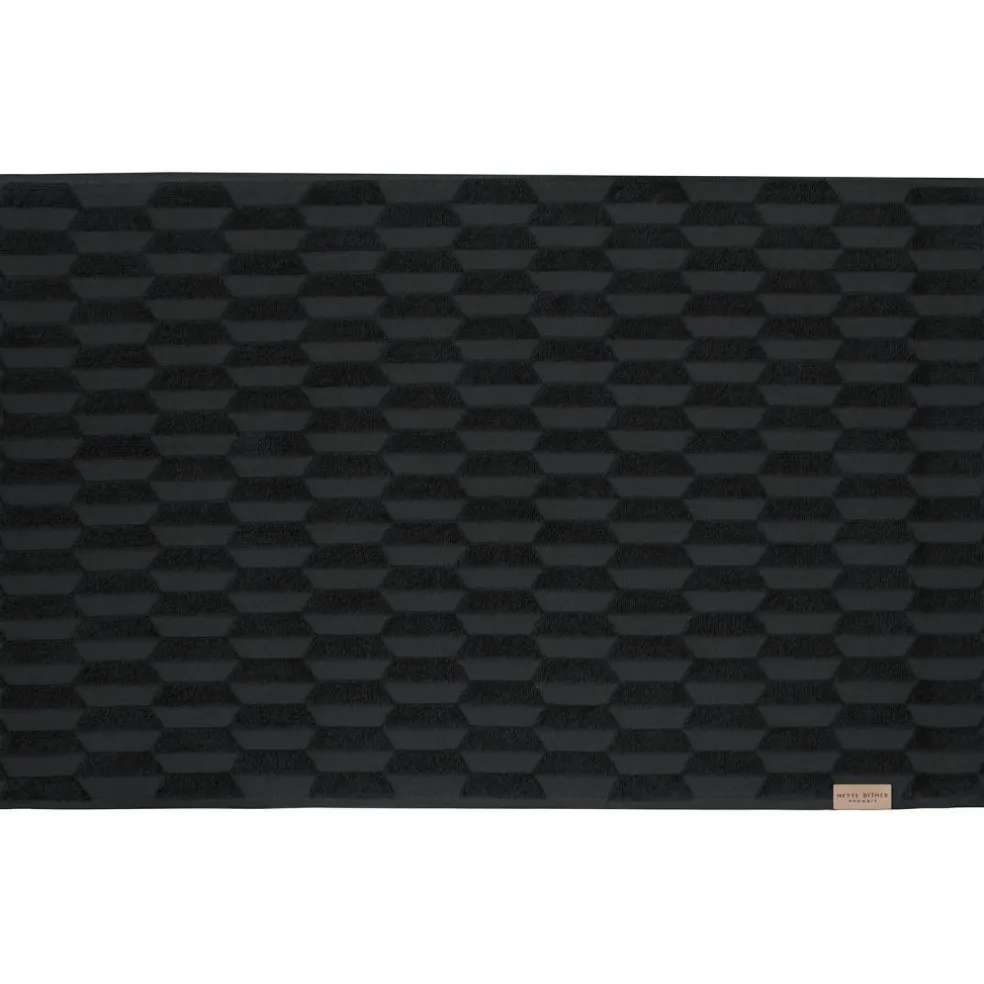 Geo Bath Mat 50x80 cm, Pine Green