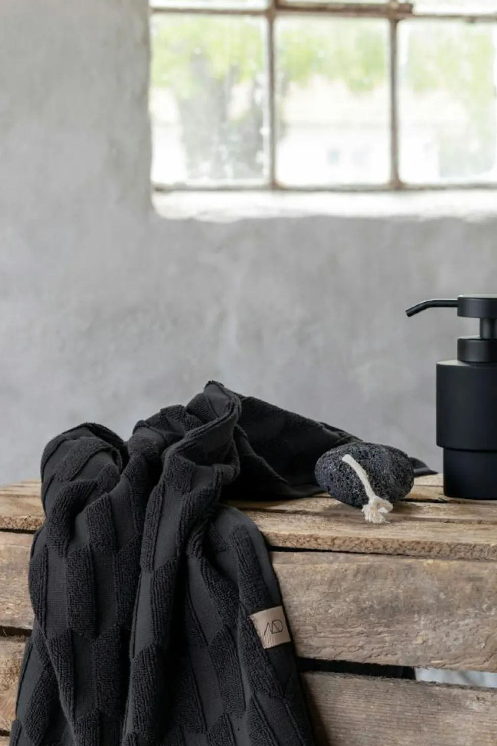 Geo Bath Mat 50x80 cm, Pine Green