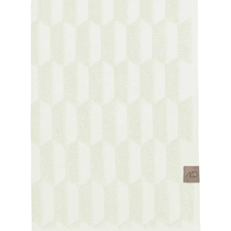 Geo Towel Off-white, 70x133 cm