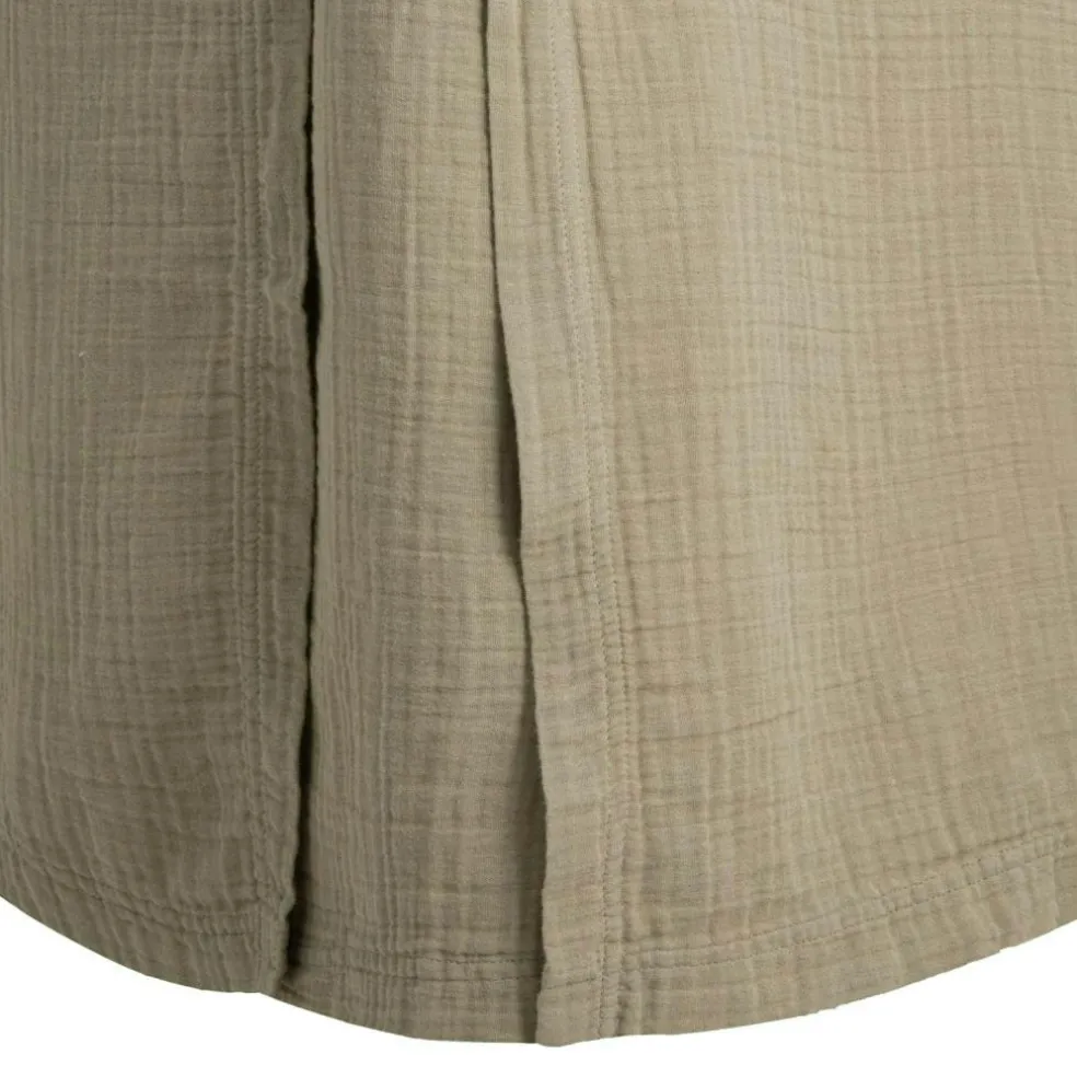 Geranium Muslin Bed Skirt, 180x200 cm