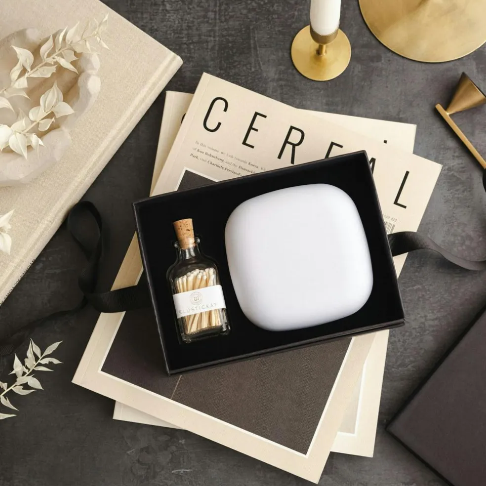 Gift Set Fire Alarm, White