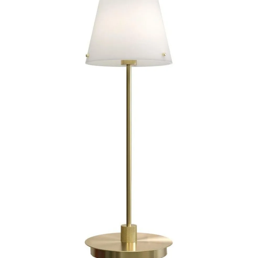 Gil Il Grande Table Lamp, Satin Brass
