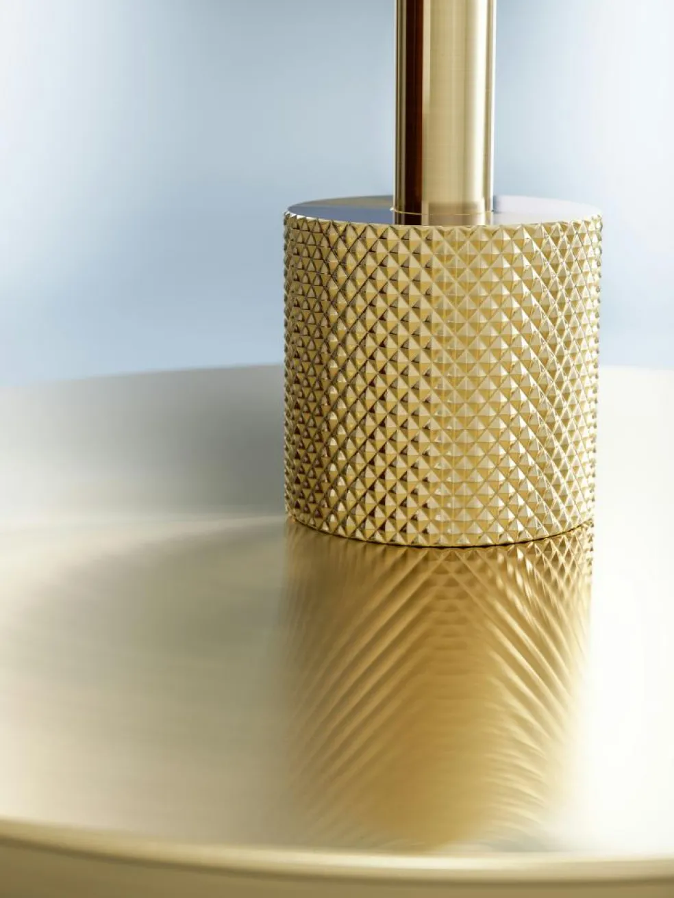 Gil Il Grande Table Lamp, Satin Brass