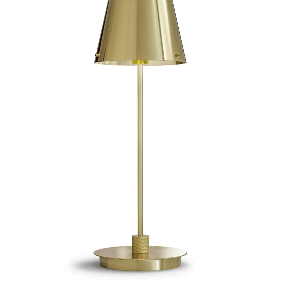 Gil Il Grande Table Lamp, Satin Brass