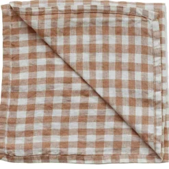Gingham Kitchen Towel 50x70 cm, Natural