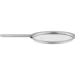 Glass Lid Brushed Steel, 20 cm