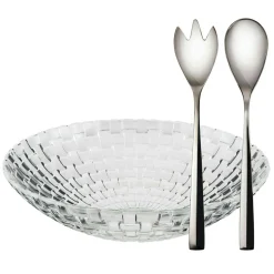 Glitter Salad Bowl & Salad Cutlery