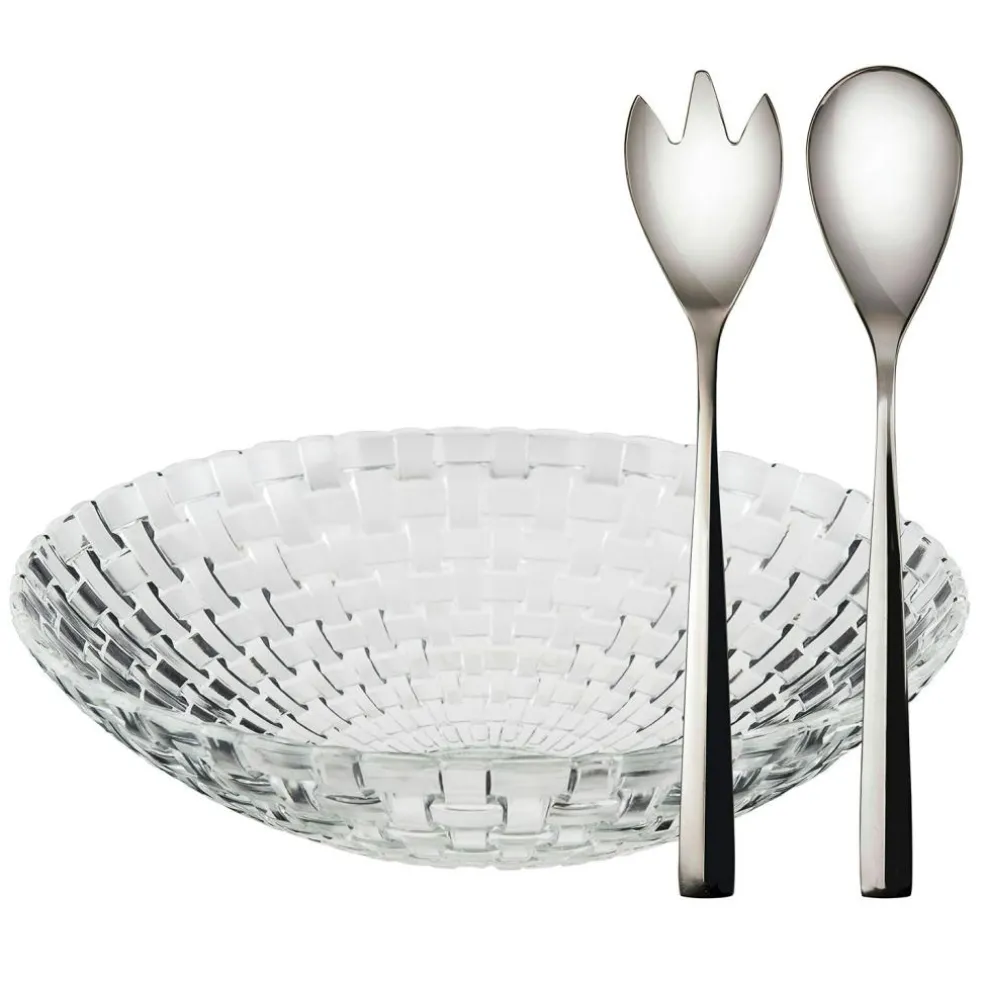 Glitter Salad Bowl & Salad Cutlery