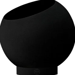 Globe Flower Pot Ø30 cm, Black