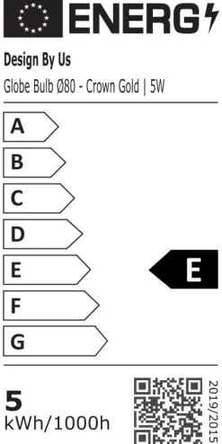 Globe Led Lightsource 5W Ø8 cm, Silver