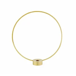 Gloria Candle Holder Small, Brass