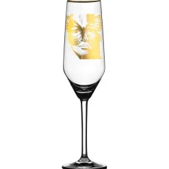 Golden Butterfly Champagne Glass 30 cl, Gold