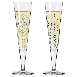 Goldnacht Champagne Glasses 2-pack, H23